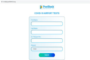 COVID 19 PCR TEST ONLINE PAYMENT