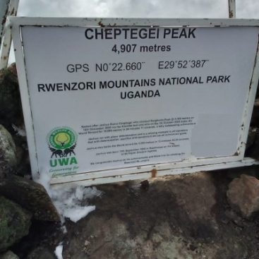 Cheptegei Peak on Mount Stanley in the Rwenzori mountains 2