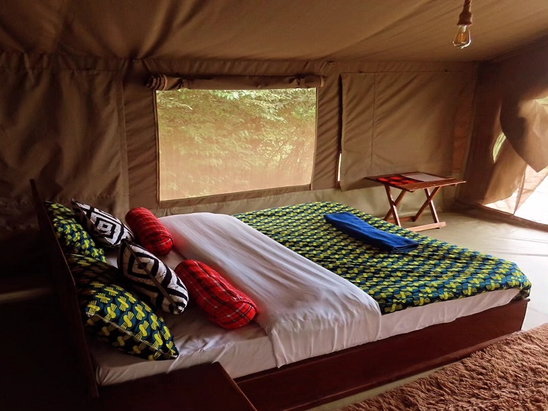 Budget accommodation during a Masai mara safari